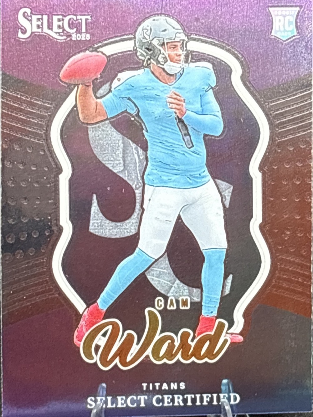 Panini Select Certified Cam Ward Rookie Football Card